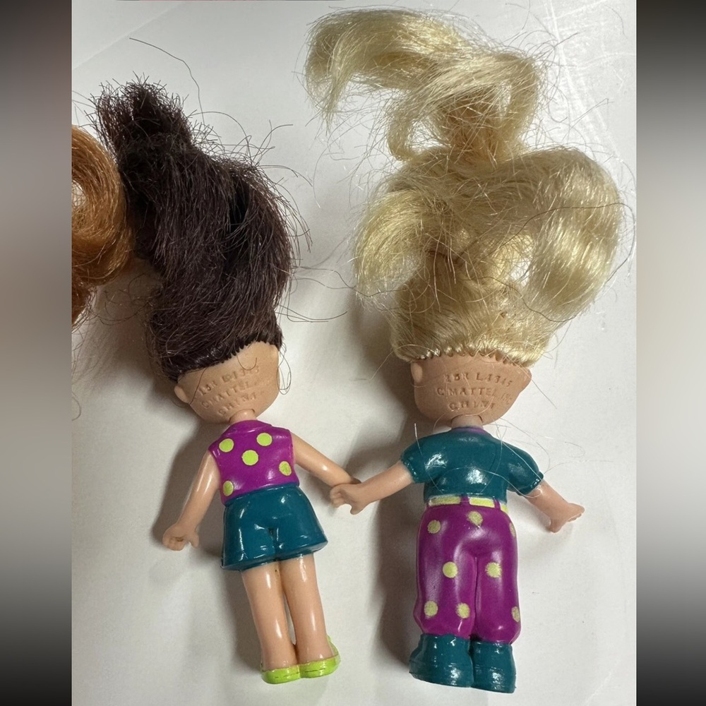 3 Matching Sets Of 1995 Mattel #69073 Lil Secrets Twosies Dolls! *Dolls Only* - Picture 9 of 10